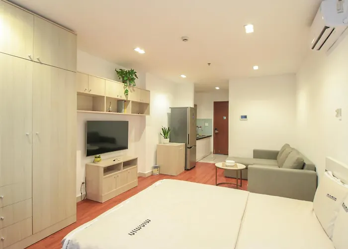Vip-Sky Center- Can Ho Rong Rai, Thoang Mat, Yen Tinh, Tien Nghi Day Du - Ho Boi Mien Phi